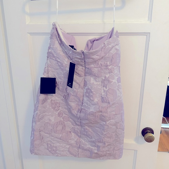 NWT Lulu strapless purple dress size small. - Picture 2 of 3